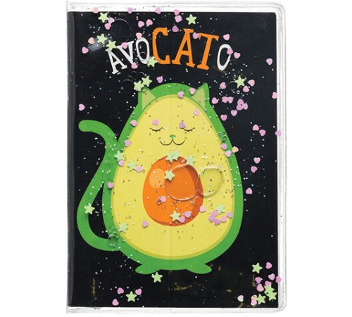 Блокнот с гелевой обложкой МАЛЫЙ ФОРМАТ (110х145 мм) А6, 56 л., скоба, клетка, 