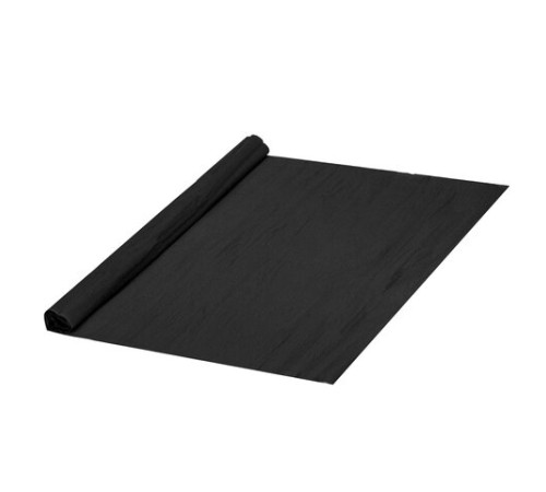 Бумага гофрированная/креповая, 32 г/м2, 50х250 см, черная, в рулоне, BRAUBERG, 112530