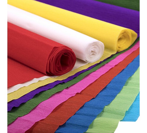 Бумага гофрированная/креповая, 32 г/м2, 50х250 см, НАБОР 10 рулонов, яркие цвета, BRAUBERG, 112556