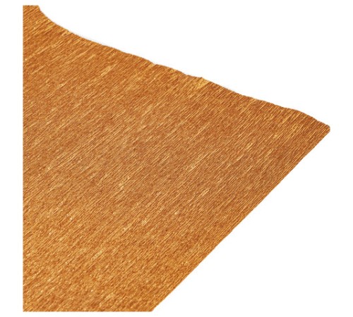 Бумага гофрированная/креповая (ИТАЛИЯ) 140 г/м2, 50х250 см, медная (918), BRAUBERG FIORE, 112599