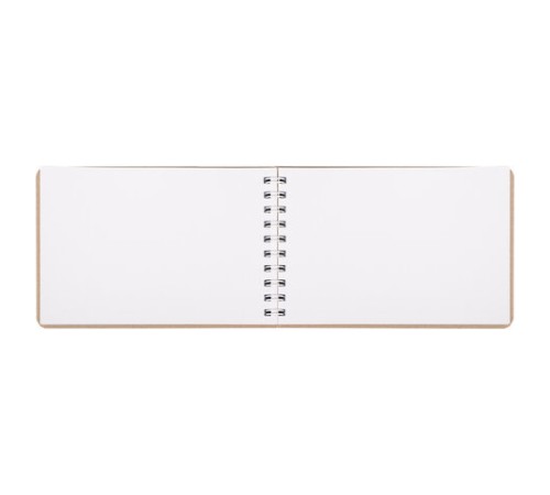 Скетчбук, белая бумага 120 г/м2 + крафт 80 г/м2 142х212 мм, 60 + 20 л., гребень, BRAUBERG ART DEBUT, 112981