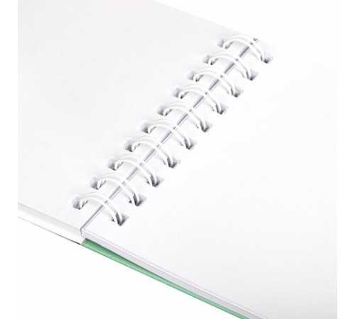 Скетчбук белая бумага 100 г/м2 142х212 мм, 80 л., гребень, твердая обложка, BRAUBERG ART DEBUT, 112984