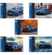 Альбом для рисования А4 32 л., спираль, обложка картон, HATBER, 205х290 мм, 