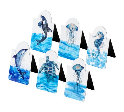 Закладки для книг МАГНИТНЫЕ c высечкой, 