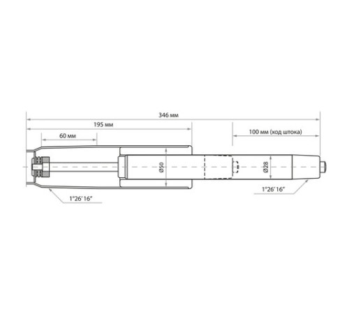 Газлифт BRABIX A-100 короткий, ХРОМ, длина в открытом виде 346 мм, d50 мм, класс 2, 532004 Газлифт BRABIX A-100 короткий, ХРОМ, длина в открытом виде 346 мм, d50 мм, класс 2, 532004