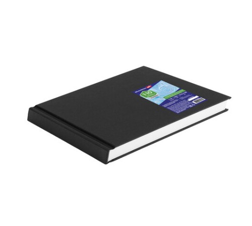 Скетчбук, слоновая кость 100 г/м2, 210х148 мм, 110 л., книжный твердый переплет, BRAUBERG ART CLASSIC, 113186