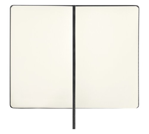 Скетчбук, слоновая кость 140 г/м2 130х210 мм, 80 л., КОЖЗАМ, резинка, BRAUBERG ART CLASSIC, черный, 113194