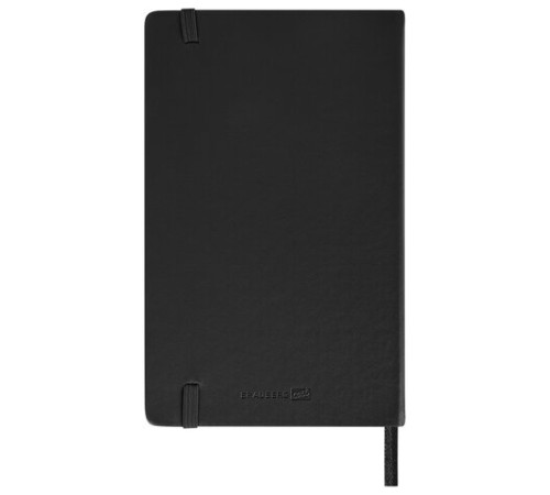 Скетчбук, слоновая кость 140 г/м2 130х210 мм, 80 л., КОЖЗАМ, резинка, BRAUBERG ART CLASSIC, черный, 113194