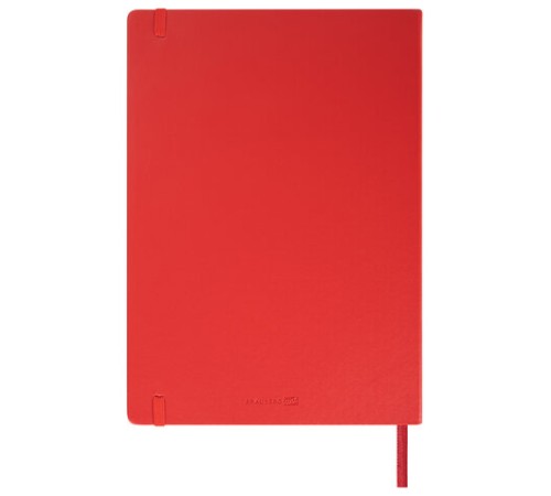 Скетчбук, слоновая кость 140 г/м2 210х297 мм, 80 л., КОЖЗАМ, резинка, BRAUBERG ART CLASSIC, красный, 113199