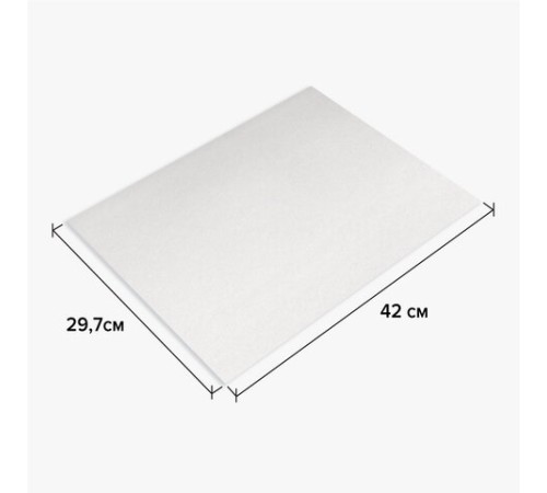 Бумага для акварели А3 297х420 мм, 1 лист, 200 г/м2, ГОЗНАК СПб, зерно, BRAUBERG ART CLASSIC, 113209