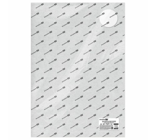 Бумага для акварели 300 г/м2 460x660 мм среднее зерно, 10 листов, BRAUBERG ART PREMIERE, 113233