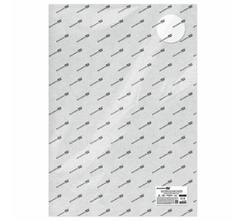 Бумага для акварели 300 г/м2 460x660 мм крупное зерно, 10 листов, BRAUBERG ART PREMIERE, 113234