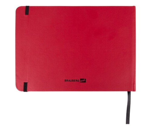 Скетчбук для акварели, 200 г/м2, 148х210 мм, среднее зерно, 40 л., КОЖЗАМ, резинка, BRAUBERG ART PREMIERE, 113265