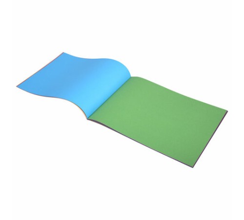 Цветная бумага А4 ТОНИРОВАННАЯ В МАССЕ, 48 листов 16 цветов, склейка, 80 г/м2, BRAUBERG, 113504