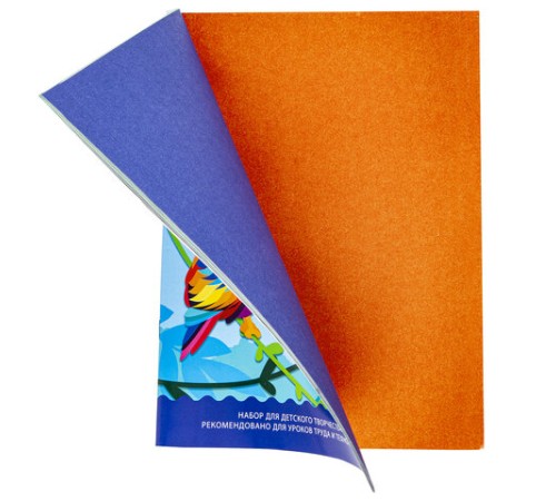 Цветная бумага А4 офсетная, 24 листа 24 цвета, на скобе, BRAUBERG, 200х280 мм, 