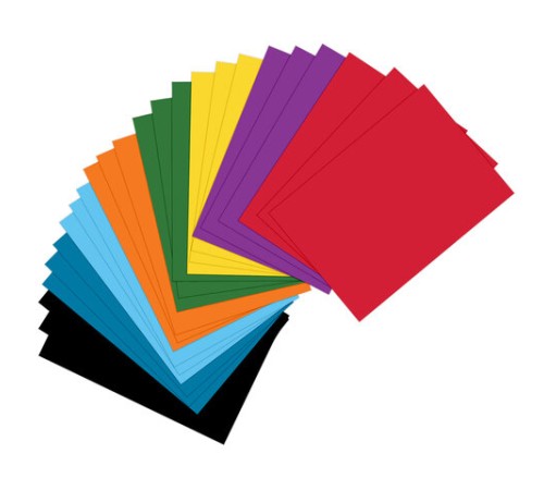 Картон цветной А4 МЕЛОВАННЫЙ, 24 листа, 8 цветов, в папке, BRAUBERG, 200х290 мм, 