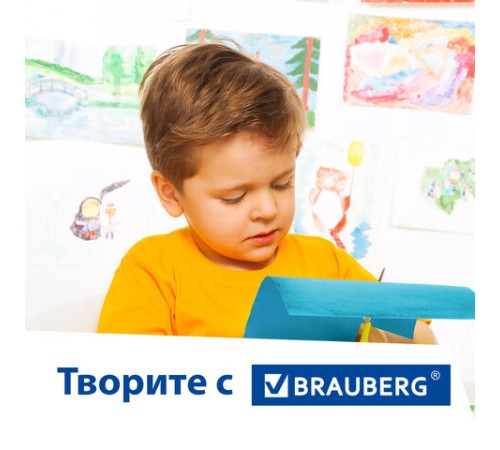 Картон цветной А4 2-сторонний МЕЛОВАННЫЙ, 20 листов, 10 цветов, в папке, BRAUBERG, 200х290 мм, 113554