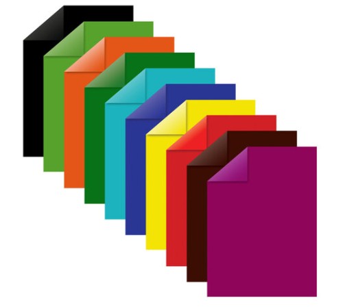 Картон цветной А4 2-сторонний МЕЛОВАННЫЙ, 20 листов, 10 цветов, в папке, BRAUBERG, 200х290 мм, 113554