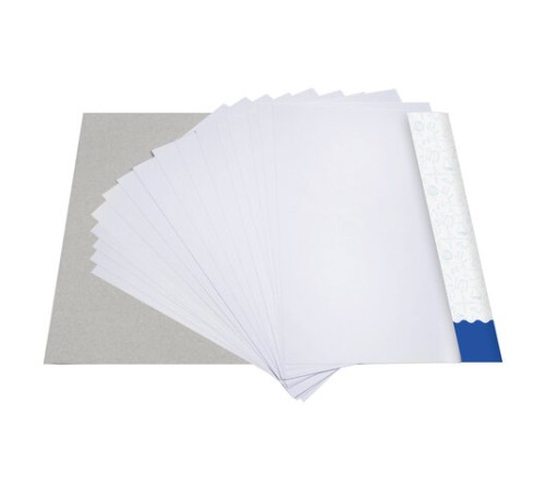 Картон белый А4 МЕЛОВАННЫЙ (белый оборот), 16 листов, в папке, BRAUBERG, 200х290 мм, 113561