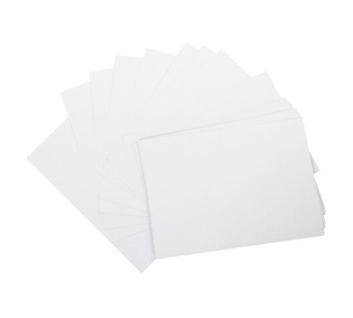 Картон белый А4 немелованный (матовый), 24 листа, ПИФАГОР, 200х290 мм, 