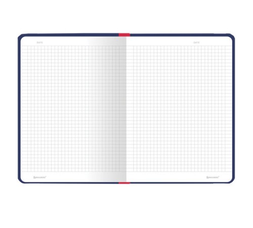 Блокнот с резинкой в клетку 96 л., А5 (145х203 мм), твердая обложка, BRAUBERG, 