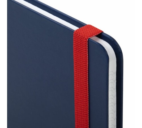 Блокнот с резинкой в клетку 96 л., А5 (145х203 мм), твердая обложка, BRAUBERG, 