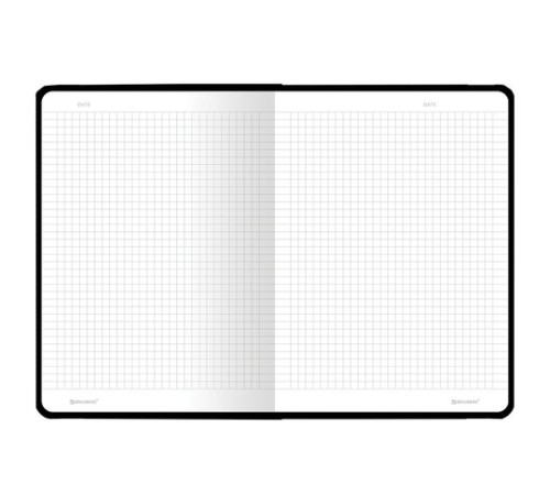 Блокнот с резинкой в клетку 96 л., А5 (145х203 мм), твердая обложка, BRAUBERG, 