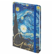 Блокнот с резинкой в клетку 96 л., А5 (145х203 мм), твердая обложка с фольгой, BRAUBERG, 