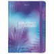 Блокнот с резинкой в клетку 96 л., А5 (145х203 мм), твердая обложка с фольгой, BRAUBERG, 