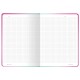 Блокнот с резинкой в клетку 96 л., А5 (145х203 мм), твердая обложка с фольгой, BRAUBERG, 
