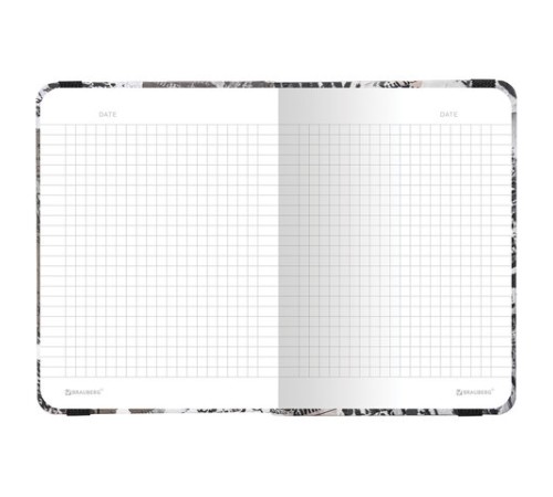 Блокнот с резинкой в клетку 96 л., МАЛЫЙ ФОРМАТ А6 (109х148 мм), твердая обложка, BRAUBERG, 