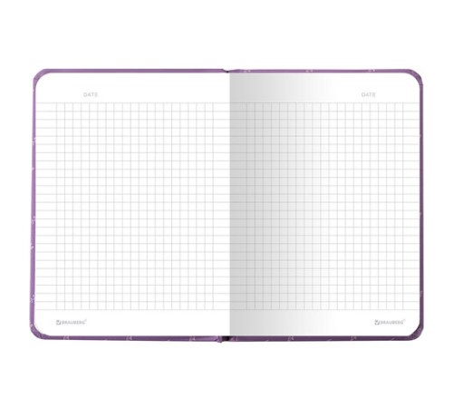 Блокнот с резинкой в клетку 96 л., МАЛЫЙ ФОРМАТ А6 (109х148 мм), твердая обложка, BRAUBERG, 