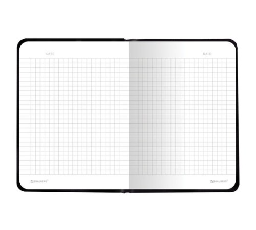 Блокнот с резинкой в клетку 96 л., МАЛЫЙ ФОРМАТ А6 (109х148 мм), твердая обложка, BRAUBERG, 