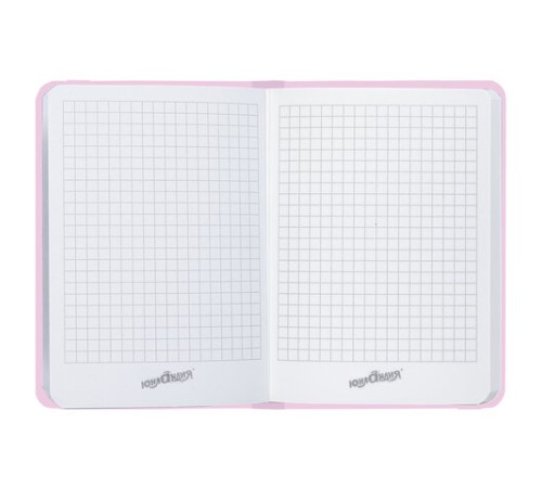 Блокнот с резинкой в клетку 96 л., МАЛЫЙ ФОРМАТ А6 (109х148 мм), твердая обложка, ЮНЛАНДИЯ, 