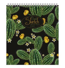 Скетчбук, белая бумага 120 г/м2, 170х195 мм, 60 л., гребень, фольга, выборочный твин лак, 