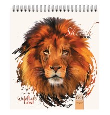 Скетчбук, белая бумага 120 г/м2, 170х195 мм, 60 л., гребень, фольга, выборочный твин лак, 