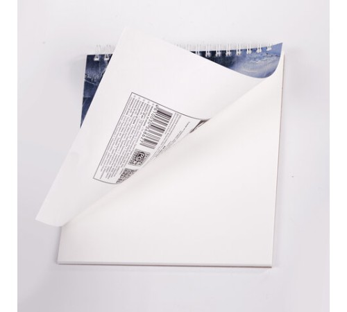 Скетчбук, каменная бумага 245 г/м2, 170х195 мм, 20 л., гребень, подложка, холодная фольга, 