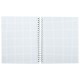 Тетрадь А5, 96 л., HATBER, гребень, клетка, обложка твердая, 