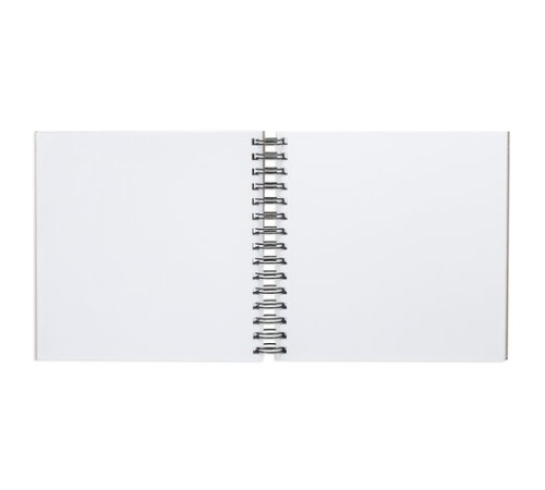 Скетчбук, белая бумага 190 г/м2, 195х195 мм, 60 л., гребень, твердая обложка, BRAUBERG ART CLASSIC, 113852