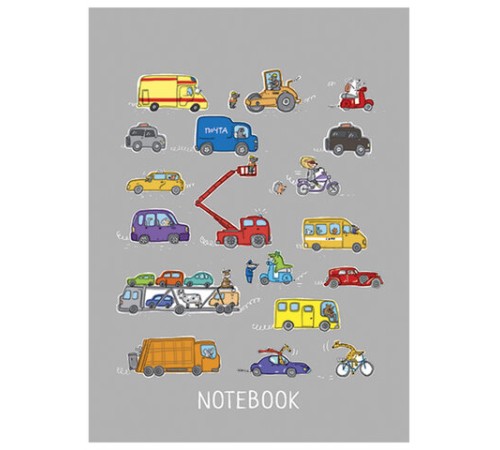 Блокнот МАЛЫЙ ФОРМАТ А7 75x105 мм, 40 л., гребень, фольга, TWIN лак, клетка, 