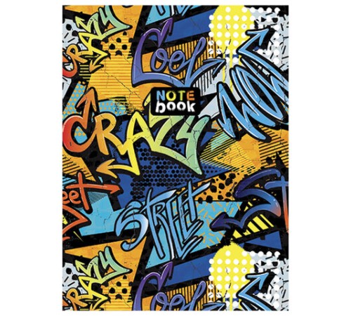 Блокнот А5 146х205 мм, 60 л., гребень, фольга, TWIN лак, клетка, 