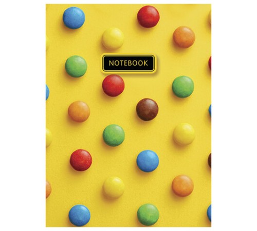 Блокнот А5 146х205 мм, 60 л., гребень, фольга, TWIN лак, клетка, 