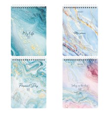 Блокнот А5 (146х206 мм), 60 л., гребень, картон, клетка, BRAUBERG, 