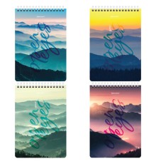 Блокнот А5 (146х206 мм), 60 л., гребень, картон, клетка, BRAUBERG, 