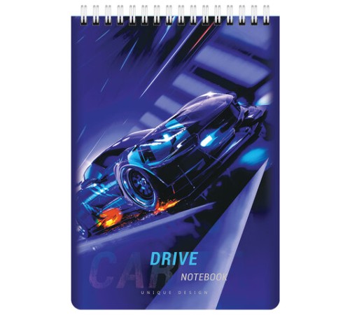 Блокнот А5 (146х206 мм), 60 л., гребень, картон, клетка, BRAUBERG KIDS, 