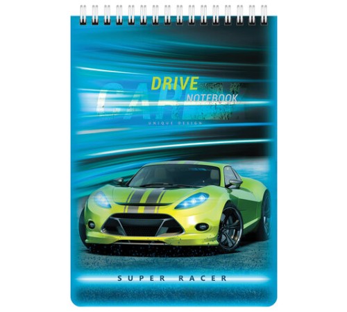 Блокнот А5 (146х206 мм), 60 л., гребень, картон, клетка, BRAUBERG KIDS, 