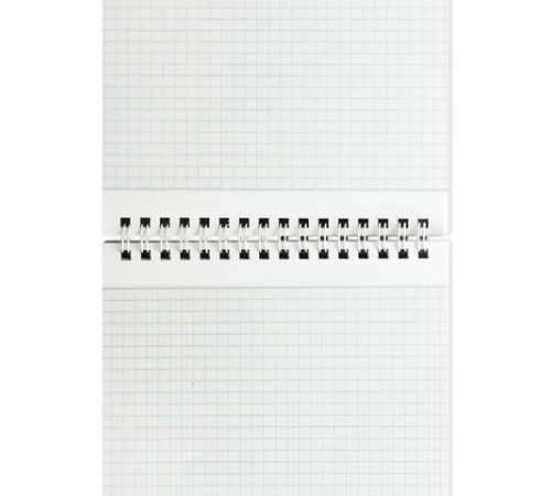 Блокнот А5 (146х206 мм), 60 л., гребень, картон, жесткая подложка, клетка, BRAUBERG, 