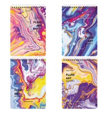 Блокнот А5 (146х206 мм), 80 л., гребень, картон, клетка, BRAUBERG, 