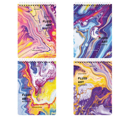 Блокнот А5 (146х206 мм), 80 л., гребень, картон, клетка, BRAUBERG, 