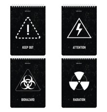 Блокнот А5 (146х206 мм), 80 л., гребень, картон, клетка, BRAUBERG, 